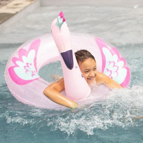 Resim Swim Essentials Pink Flamingo Yüzme Simidi 95cm 
