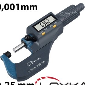 Resim Dijital Hassas Mikrometre, 0-25 Mm, Yüksek Hassasiyet ve Kolay Ölçüm 