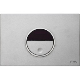 Resim VitrA Pro 748-1440 Temassız Kumanda Paneli, Fırçalanmış Yüzey - Mat Krom 