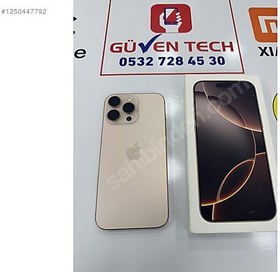 Resim Apple iPhone 16 Pro Max İkinci El YD | 256 GB | Çöl Titanyum 