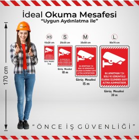 Resim isgtabelam 35x50cm/fosforluDekota/Bu Apartman 7/24 Sesli Ve Görüntülü Olarak Kayıt Altına Alınmaktadır/v3-1 