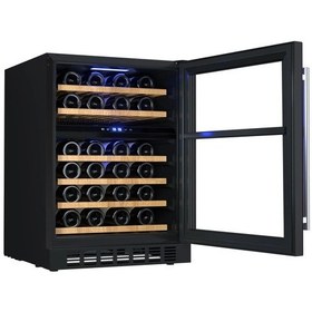 Resim Berfmann BUW46-BG2 Tezgah Altı Çift Bölmeli Şarap Dolabı 