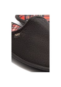 Resim Twigy Ekose Erkek Ev Terliği Kırmızı 41/46 AA0541 Siyah 