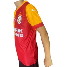 Resim Galatasaray Lisanslı 2025/2026 Çocuk Parçalı İç Saha Taraftar Forması Sarı - Kırmızı 