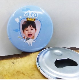 Resim Diş Buğdayı Partisi Partisi Baskılı Resimli Metal Magnet 10 Adet 