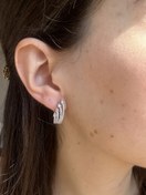 Resim Dörtlü Ok Tasarımı Küpe 