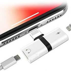 Resim Iphone Kulaklık Dönüştürücü Şarj Soket Çoklayıcı Adaptör 7 8 X 