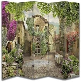 Resim Manzara Temalı Özel Tasarım Paravan Room Divider PRV1282, 180 x 180 