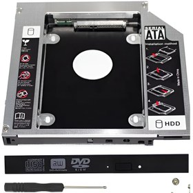 Resim 9.5mm Sata Harddisk Kutu -caddy Kızak Kutu-9.5mm Hdd Caddy-notebook Dvd To Ssd Kutu-ıkinci Hdd Takma Notebook HDD/SSD Takma Aparatı