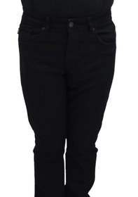 Resim Hacker Denim Hacker Dmctekstil Erkek Siyah Y635 Yüksek Bel Rahat Kesim Boru Paça Jean Pantolon 