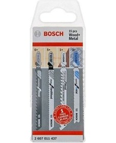 Resim Bosch Dekupaj Testere Bıçağı Seti 15'li 2607011437 
