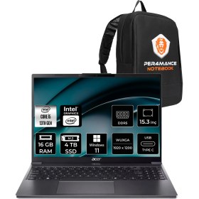 Resim Acer Aspire Go 15 Intel Core i5 1334U 16GB 4TB SSD 15.3" FHD+ W11H Taşınabilir Bilgisayar & PER4 Çanta NXJ50EY002P310 