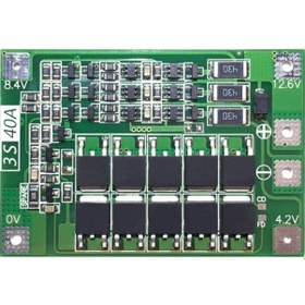 Resim Bms 3S 40A 18650 Lityum Pil Lipo Pil Şarj Koruma Devresi Balan... 