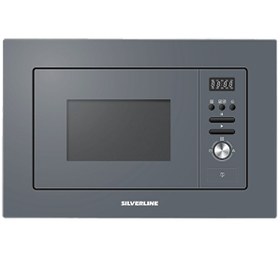Resim Silverline MW9018S02 20 L Gri Ankastre Mikrodalga Fırın 