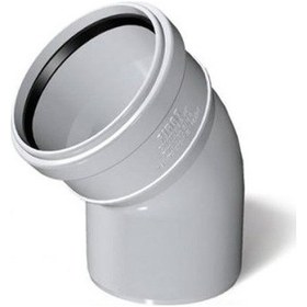 Resim Fırat Pvc Dirsek 45° Açık 110 Mm 