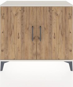 Resim Arges Şifonyer Tek Raflı 2 Kapaklı 88x30x80 Aytaşı-çam Aytaşı 