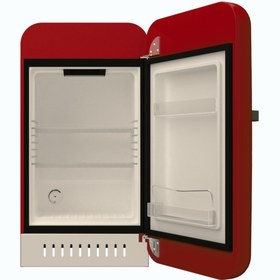 Resim Elektromarla Retro Minibar Mini Buzdolabı 