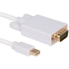 Resim 3 Metre Mini Displayport To VGA Thunderbolt Görüntü Kablosu 