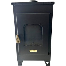 Resim Şömine Model Tek Camlı Pelet Sobası-425 