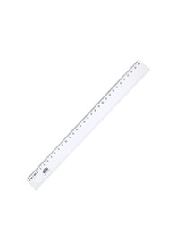 Resim Hatas 0143 Mercekli Plastik Cetvel 30 CM Şeffaf 