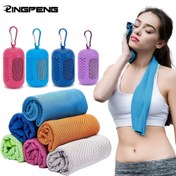 Resim ZingPeng Soğutma Mikrofiber Havlu (80.01cm x 29.97cm) - Yumuşak, Nefes Alabilir, Yüksek Emicilikli Buz Havlusu Spor, Yoga, Jimnastik, Kamp, Koşu ve Fitness Aktiviteleri İçin - Pembe, Mavi, Mor, Turuncu, Yeşil, Antrenman Havlusu 