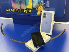 Resim Apple iPhone 16 İkinci El TR | 128 GB | Laciverttaş İkinci El 1 AYLIK HATASIZ IPHONE 16 128 MAVİ RENK PİL 100