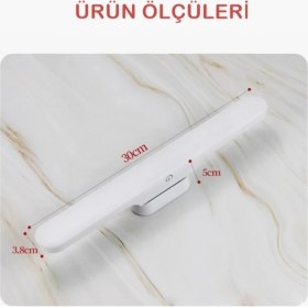 Resim RulTech RRULTECH Kalosuz Mıknatıslı Üç Farklı Dekoratif Yatak Başı Makyaj Masası Gardolap Garaj Tezgah LED Aplik 