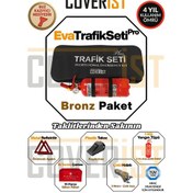 Resim Eva Trafik Seti Plus - 1 Kg Yangın Tüpü - 4 Yıllık - Siyah - Bronz Paket 