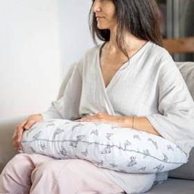 Resim Müslin Bebek Emzirme Destek Yastığı - Iconique Lapin 