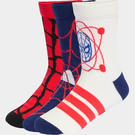 Resim adidas Marvel Spider-Man Çocuk 3'lü Çorap (KA9880) 
