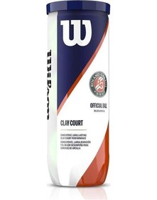 Resim Tenis Topu Roland Garros Clay Ct 3 Ball Wrt125000 