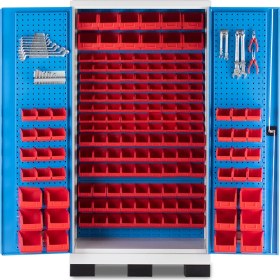 Resim Star Çelik Endüstriyel Malzeme Dolabı-Avadanlık Kutulu-Takım Asma Panolu-Metal Kapaklı 