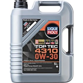 Resim Liqui Moly 0W30 Tam Sentetik Top Tec 4310 5 Litre Motor Yağı 2362 
