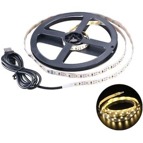 Resim 2 Metre Tv Arkası Aydınlatma 5v Usb Şerit Led Işık Günışığı Renk 