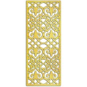 Resim Liar Dekor Liar Ahşap Seperatör (Paravan) - KSP-206 - (10 mm) - (85 cm x 210 cm) - (Gold) 