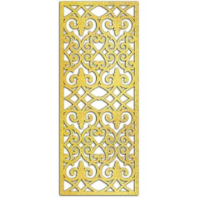 Resim Liar Dekor Liar Ahşap Seperatör (Paravan) - KSP-206 - (18 mm) - (100 cm x 210 cm) - (Gold) 