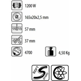 Resim Felisatti Daire Testere FS-SCF165/1200 