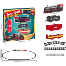 Resim Şimşek Tren Seti Sesli Işıklı 18 Parça 3+ 