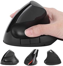Resim Lazmin112 Anker Kablosuz Dikey Mouse Oyun Fare USB Alıcısı Şarj Edilebilir Oyun Fare Ergonomik Tasarım 