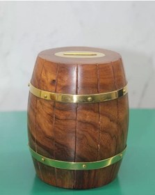 Resim Pirinç Fıçı Kumbara 1786 