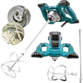 Resim Profesyonel Ibeltech 1400 Watt 120MM Boya ve Harç Karıştırıcı Mikser 