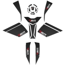 Resim Cf Moto 450 Sr 2023 - 2025 Uyumlu Full Tank Pad Set 002 