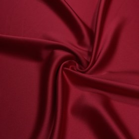 Resim Asetat Saten Kumaş - Kırmızı 