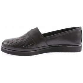 Resim Dgn 535-23y Kadin Lazerli V Tokali Lastik Detayli Comfort Ayakkabi 535-2111-R1534 Siyah 