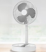 Resim Mobee USB Şarjlı Masa Üstü Vantilatör 16cm – 3 Kademeli Telefon Standlı Sessiz Mini Fan 