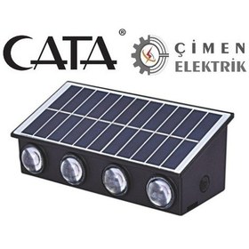 Resim Cata Ct 8010 20w Kos Solar Led Aplik 3200k Gün Işığı Siyah 