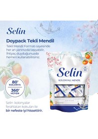 Resim Selin Kolonyalı Mendil - 90 Adet 