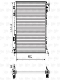 Resim Valeo 735625 Su Radyator (NİSSAN: QASHQAİ 2013-) 540×488.5×18 214104ea0a (WE545969) 