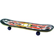 Resim Kaykay 76 CM 4 Tekerlekli Kaykay Büyük Boy Ahşap Çok Renkli 
