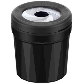 Resim Xuweiwei Black 1 Adet Yaratıcı Araç İç Aksesuarı Döner Kapaklı Küllük Abs Malzeme Hızlı Sökme Temizlik 